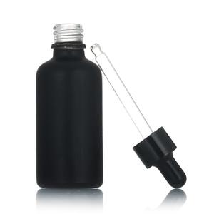 Small Capacity Dropper Bottle Matte Black Matte White 5ml10ml 15ml 30ml 50ml Customized Color logo Dropper Bottle - Product Image 2
