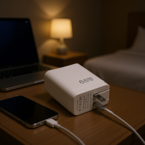 Cargador de pared USB-C GaN de 65W con carga rápida de 5V 2A universal para teléfonos celulares y dispositivos compatible con QC3.0 - Product Image 2