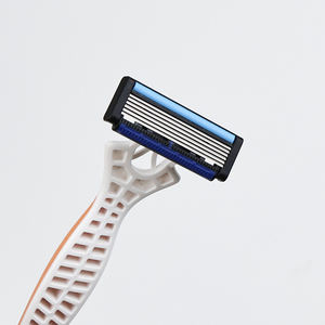 Maquinilla de Afeitar Facial de Acero Inoxidable, Maquinilla de Afeitar de 6 Cuchillas, Maquinilla de Afeitar Segura para Principiantes, Recortadora, <span class=keywords><strong>Afeitado</strong></span> Suave - Product Image 5