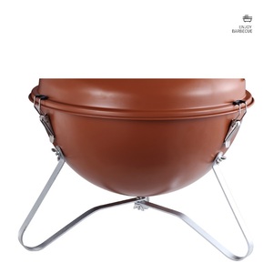 Camping Voyage Barbecue Griller <span class=keywords><strong>Cuisson</strong></span> Portable Rond Sphérique Grill Charbon <span class=keywords><strong>De</strong></span> Bois Barbecue Grill - Product Image 2