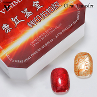 VINIMAY personnalisé marque privée pochoir ongles transfert Gel Palette 4 couleurs Pat Pat peinture Gel ongles impression Nail Art peinture Gel