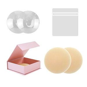 Cubiertas de silicona para pezones Venta al por mayor Reutilizable Lavable Durable Pétalos de pecho Empanadas Popular Sexy Ropa interior Accesorios - Product Image 1