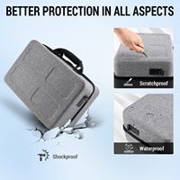 Étui de transport vertical multifonction en EVA pour manette PS5 – Accessoire de console de jeu, bagage de voyage, support