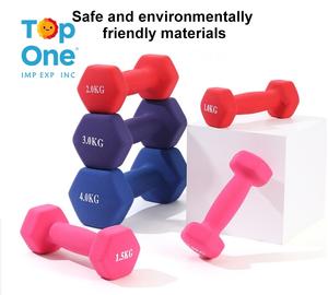 TopOne 2lb 3lb 5lb 8lb 10lb Poids Ensemble Entraînement Musculation Fitness Exercice Hex Dumbells - Product Image 5