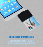Lecteur de carte mobile intelligent USB Type C avec puce de contact Mate DCR32