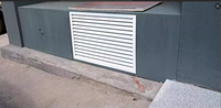 Grille de Diffusion d'Air Industrielle Carrée en Aluminium pour la Ventilation des Salons et des Entrepôts