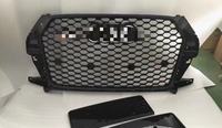 Grille cellulaire RS1, grille en maille, face avant noircie, grille Black Warrior, compatible avec Audi A1 S1 2013-2015.