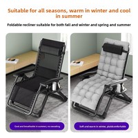 Chaise de camping et de pêche pliante et inclinable pour la sieste, avec dossier, en métal, portable, pour la maison, l'extérieur et la plage