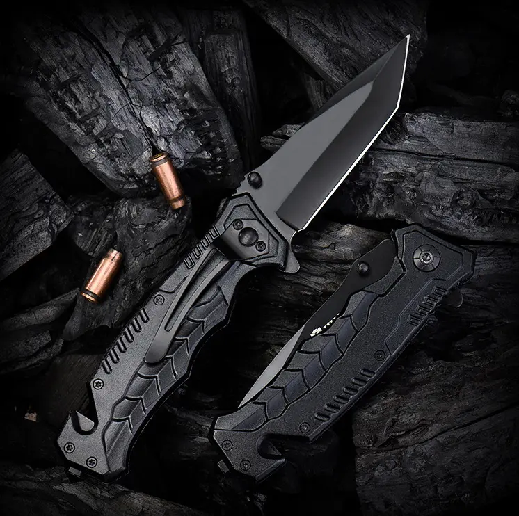 Blank Blades Outdoor Camping Survival Tactical Utility Hunting Mini Folding Pocket Knife
