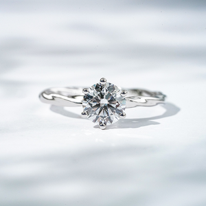 Starsgem oro 18K HPHT tondo taglio brillante 0,58ct colore colore laboratorio cresciuto <span class=keywords><strong>anello</strong></span> Solitarie diamante - Product Image 3