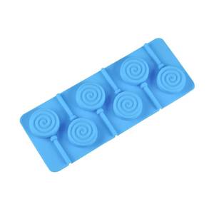 MUYULINS factory 6-cavity candy with different designs, LFGB platinum non-stick, BPA-free <b>silicone</b> lollipop mold - Product Image 4