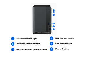 Yeni varış Ds223 ağ ekli depolama Nas ağ depolama sunucusu - Product Image 4