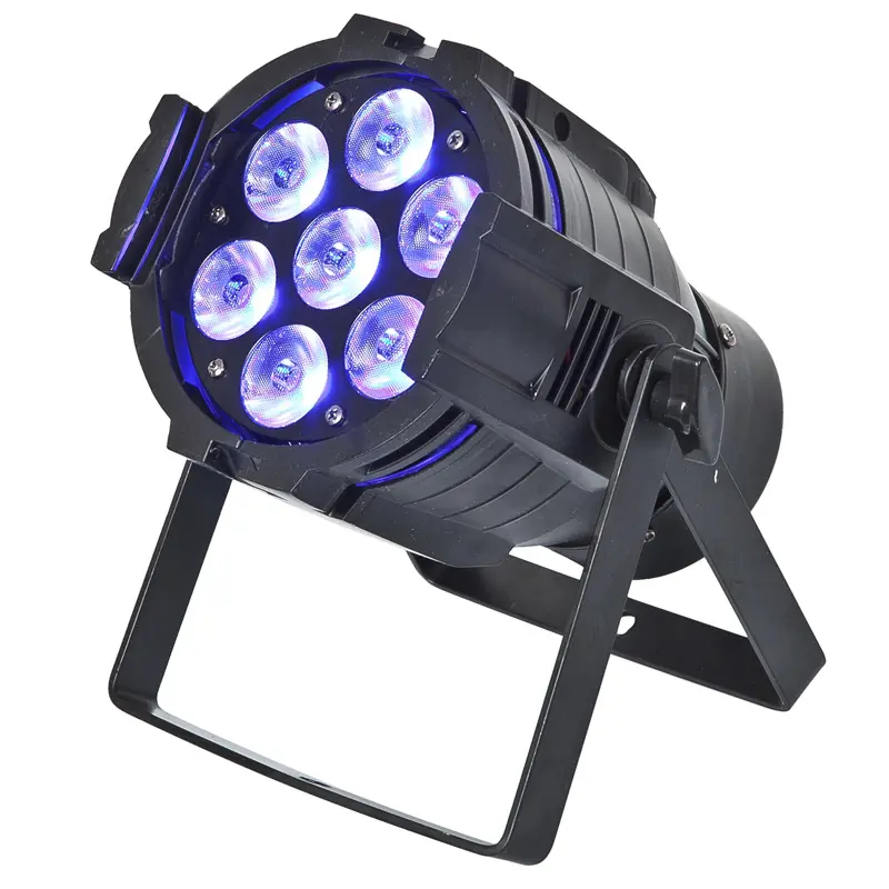 2022 Qixin Mini LED Par RGBW 7*10W Tiệc Cưới Ngoài Trời Sự Kiện DJ Chiếu Sáng Sân Khấu IP65 Nhà Máy Bán Buôn