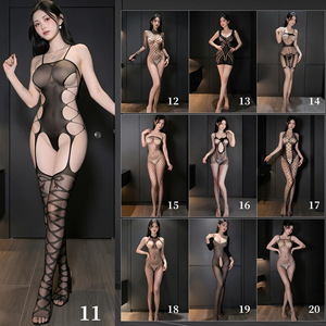 Body de malla transparente para mujer, lencería erótica, ropa de verano 2026, origen China, tela de poliéster - Product Image 4