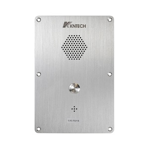 KNTECH KNZD-09 Teléfono con Cable de Acero Inoxidable Resistente a <span class=keywords><strong>la</strong></span> Intemperie, Intercomunicador con Manos Libres para Uso en Ascensores, Hospitales y Empresas Industriales - Product Image 1