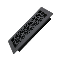 Grilles de sol décoratives en acier, réglables, avec levier de commande d'air, design Savannah, pour la maison