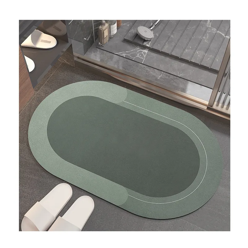 Nouveau style antidérapant super absorbant sublimation porte de cuisine évier bain tapis de sol tapis tapis de salle de bains motifs de fruits