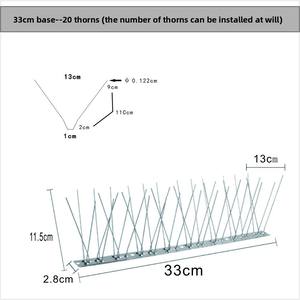 2025 Fabrika Çıkışı Paslanmaz Çelik Kuş Dikenleri / Kuş Kovucu Dikenler / Kuş Dikenleri / Kuş Dikenleri / Kuş Dikenleri ile Kuşların Önlenmesi ve Kontrolü - Product Image 2