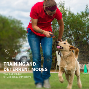 Nuevo Dispositivo de entrenamiento de perros ultrasónico recargable de 3 modos para exteriores Sonic + repelente de láser Control antiladridos - Product Image 6