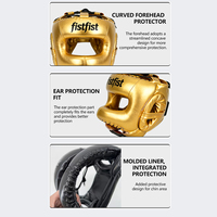 Casque de boxe Fist Deluxe Face Saver - Cuir microfibre écologique et durable, protection intégrale toutes saisons