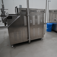 Homogénéisateur alimentaire sanitaire automatique en acier inoxydable 5000LPH pour lait et yaourt