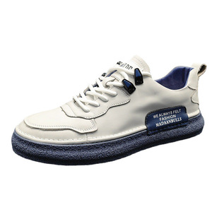 Chaussures de skate pour hommes, grande taille, chaussures décontractées, chaussures plates polyvalentes, chaussures à enfiler en tissu extensible pour le printemps, l'été et l'automne - Product Image 5