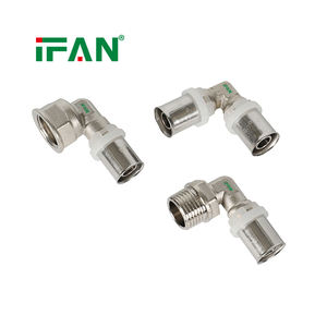 Raccords de <span class=keywords><strong>plomberie</strong></span> en laiton de qualité supérieure IFAN OEM, raccords de tuyauterie à sertir de 16 mm et 20 mm - Product Image 1