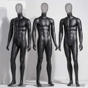 Tienda <span class=keywords><strong>de</strong></span> <span class=keywords><strong>ropa</strong></span> escaparate moda negro medio cuerpo cabeza <span class=keywords><strong>de</strong></span> <span class=keywords><strong>alambre</strong></span> <span class=keywords><strong>de</strong></span> Metal y busto maniquí - Product Image 3