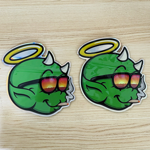 Impresión Personalizada de Bolsas de Embalaje con Corte Especial, Bolsas Autosellables a Prueba de Niños, Bolsas de Película de Poliéster de 3.5 <span class=keywords><strong>Gramos</strong></span> con Corte Especial - Product Image 2