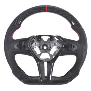 Vente flash, directement de l'usine, volant en fibre de carbone noir personnalisé <span class=keywords><strong>G37</strong></span> 2008 <span class=keywords><strong>Infiniti</strong></span> <span class=keywords><strong>2011</strong></span> G25 Q50 Q60 avec palettes de changement de vitesse - Product Image 4