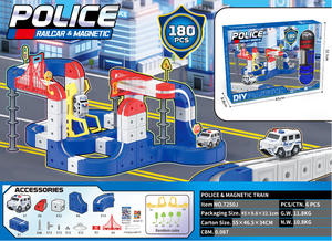 Juguete Educativo de Construcción Magnética de Plástico ABS, Modelo de Vagón de Tren para Niños de <span class=keywords><strong>2</strong></span> a 4 Años, Unisex, Transporte - Product Image 4