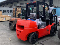 Hangcha CPQYD38 Forklift Listrik 3.8 Ton Baterai Lithium-Ion Gudang Logistik Dalam Ruangan Penanganan Penyimpanan Truk Angkat Kompak CE