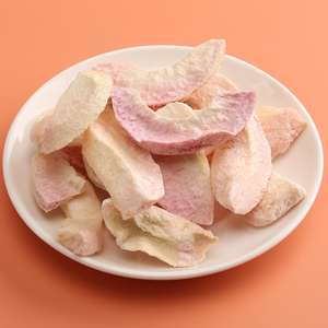 Precio de descuento Fruta seca Melocotón liofilizado Sin azúcar Melocotón FD - Product Image 1