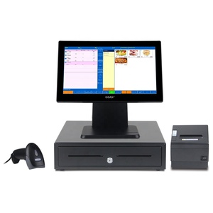 Gsan A4 Hệ điều hành <span class=keywords><strong>Android</strong></span> POS hệ thống màn hình cảm ứng kép màn hình cảm ứng tiền mặt đăng ký với ngăn kéo tiền mặt - Product Image 3