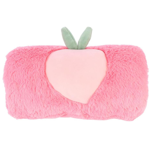 Chauffe-mains en <span class=keywords><strong>fausse</strong></span> <span class=keywords><strong>fourrure</strong></span> personnalisés pour femmes et filles, doux et moelleux, motif pêche, pour l'hiver, confortables et élégants - Product Image 1