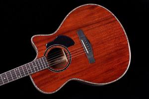 Guitare tout bois massif de haute qualité 41 pouces GA Shape Acoustic Guitar Alston Guitar AK-300G - Product Image 5