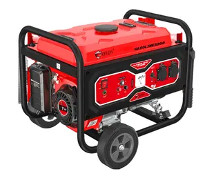 3.3KW Single Phase Power Generator Recoil Start 25L Portable Gasoline Part 230V Rated Voltage
