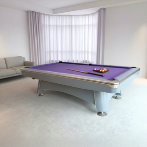 โต๊ะ<span class=keywords><strong>พูล</strong></span>ฝรั่งเศสขนาด 9 ฟุต สไตล์โมเดิร์นร่วมสมัย ระดับทัวร์นาเมนต์ พร้อมระบบส่ง<span class=keywords><strong>ลูก</strong></span>กลับอัตโนมัติ สำหรับความบันเทิงที่บ้านและคลับ - Product Image 1