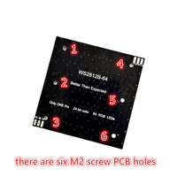 NOUVEAU Module matriciel LED WS2812B 8x8 64 bits adressable individuellement, panneau de couleurs de rêve 5050, cube lumineux magique DIY pour STEM