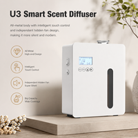 Diffuseur de parfum 300 ml Bluetooth/WiFi, machine à arôme d'huiles essentielles sans eau en acrylique et acier pour la maison, compatible HVAC