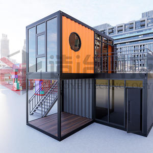 Роскошный 20ft передвижной дом, модульный портативный 40-футовый контейнерный дом, реконструкция зоны бедствия для квартир, отелей - Product Image 1