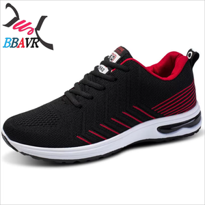 Zapatillas Deportivas Casuales para Hombre, Planas, con Amortiguación, Transpirables, Ligeras, con Suela de Plástico y Parte Superior de Tela Tejida - Product Image 1