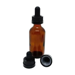 Dropper Oil Bottle 5ml 10ml 15ml Euro Dropper Bottle Child Resistant And Tamper Evident With Cap