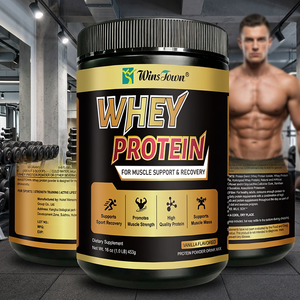 Proteína de suero WinsTown en polvo, alta en proteínas para el apoyo y la recuperación muscular, aumento de peso, suplemento dietético de proteína de suero en polvo. - Product Image 1