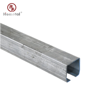 <span class=keywords><strong>Rail</strong></span> en acier de qualité industrielle en forme de C pour systèmes de suspension avec <span class=keywords><strong>rail</strong></span> de guidage pour chariot porte-câbles pour alimentation électrique aérienne - Product Image 1