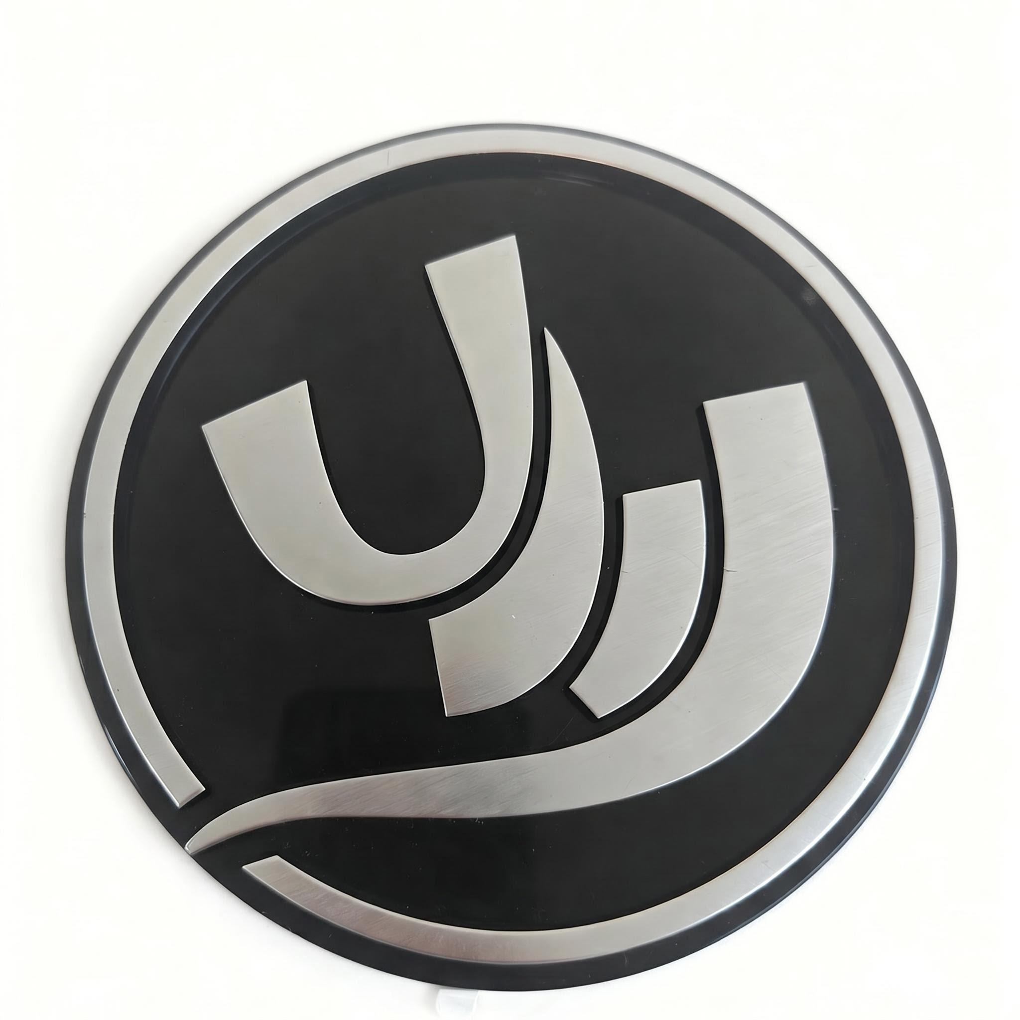 Customized Brand Label 3D Car Application Eco-Friendly Self-Adhesive Silk Screen Printed ABS Material Wear-resistant Durable