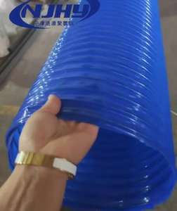 <span class=keywords><strong>Tuyau</strong></span> de dépoussiérage de ventilation <span class=keywords><strong>Tuyau</strong></span> <span class=keywords><strong>flexible</strong></span> de conduit d'air en PU bleu de 6 pouces - Product Image 3