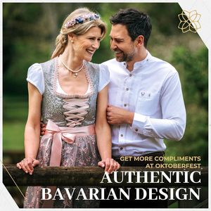 Vestido Dirndl Bávaro Personalizado para Mujer, Verde con Delantal, Traje Tradicional Alemán, Ropa para Oktoberfest - Product Image 5