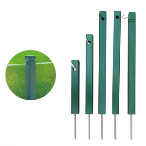 Piquets d'isolation de golf Poteaux de limite en bois pour accessoires de parcours Marqueurs de terrain Piquets de danger Tournoi Pratique Gazon - Product Image 1