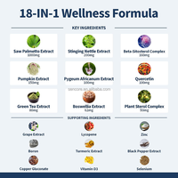 Complexe Herbal Premium de Palmier Nain en Capsules – Extrait Multi-Plantes pour le Soutien Nutritionnel de la Prostate Masculine